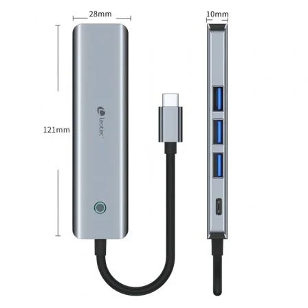 DOCKING STATION 5 PUERTOS USB-C LEOTEC DOCKING STATION 5 PUERTOS USB-C LEOTEC